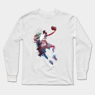 Basketball player #basketball #sport Long Sleeve T-Shirt